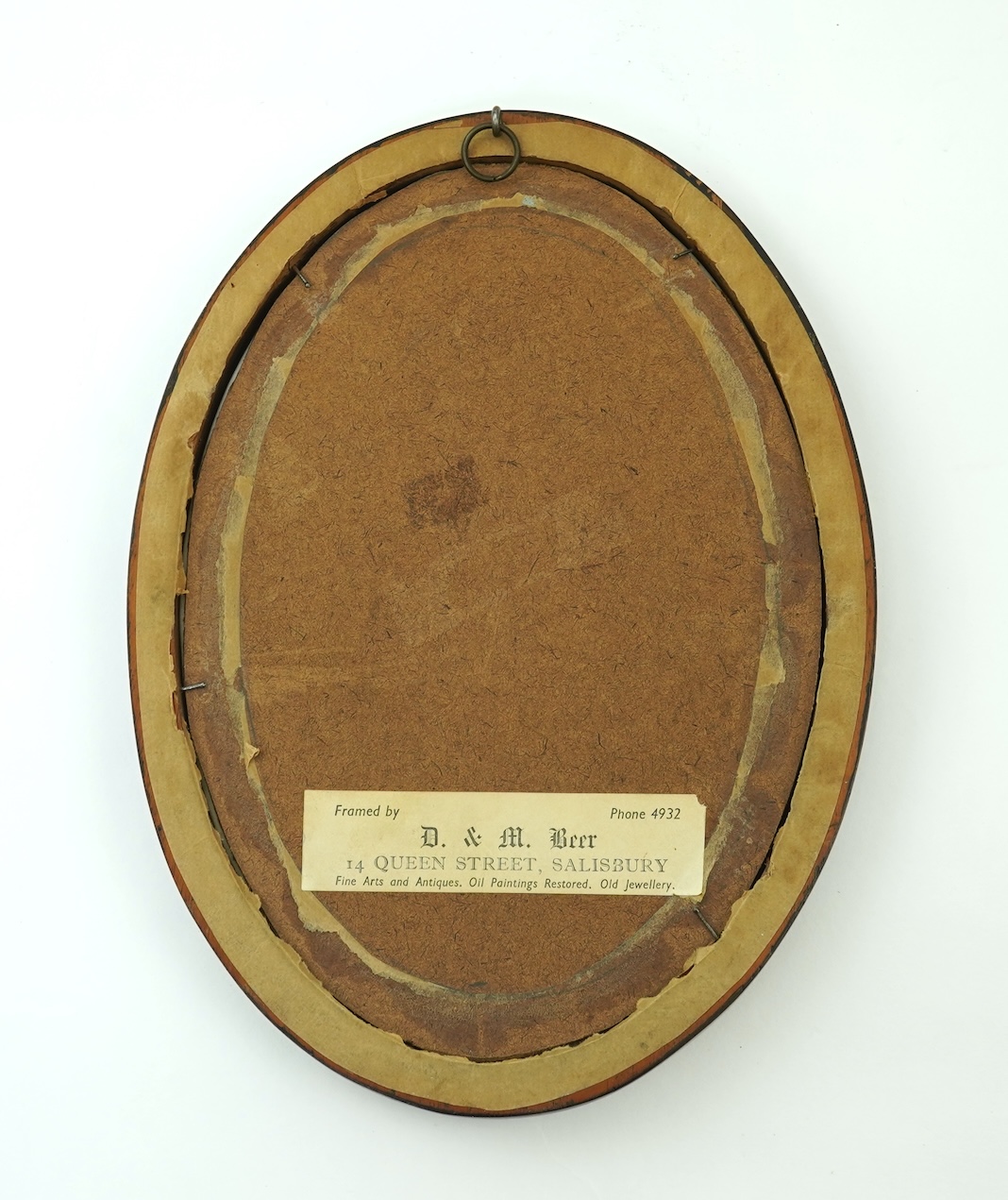 A late 19th century English pate sur pate oval porcelain plaque in the style of Louis Solon